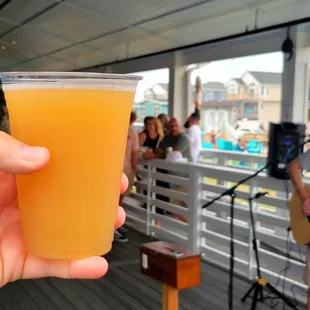 Back bar porch with live music