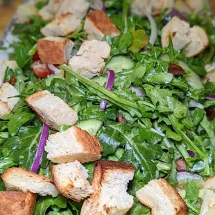Restaurant Week - Beer Bread Arugula Salad