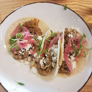 Tender Belly Pulled Pork Tacos