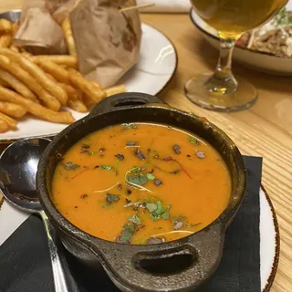 Cup Yellow Tomato Soup