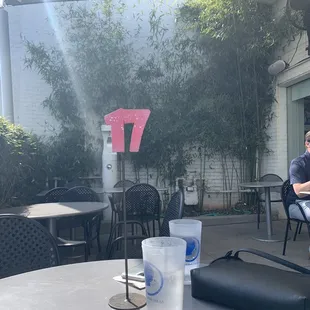 Outdoor seating