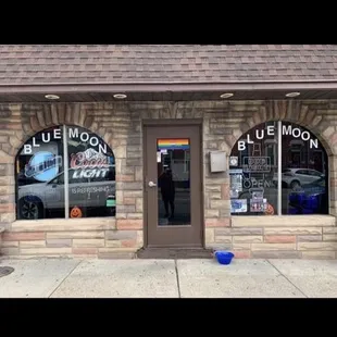 Front entrance of the bar.