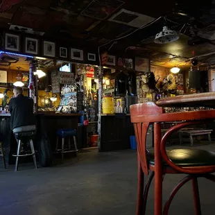 a man sitting at a bar