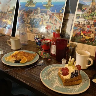 Ham and Cheddar Omelette