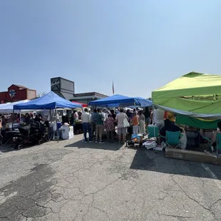 Bolivian festival tents
