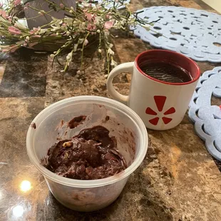 A tasty portion of their açaí bowl;)~