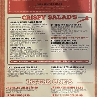 Lunch Menu