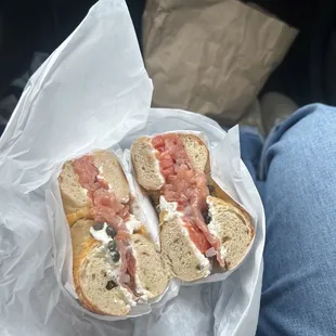 Lox Nova w/ cream cheese