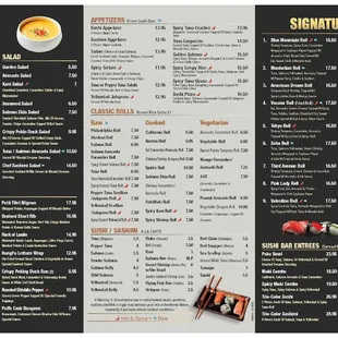 Menu from online