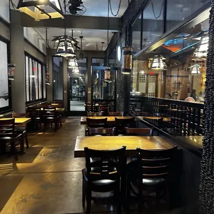 Interior of the restaurant