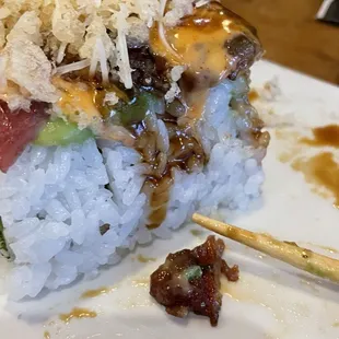 Girlfriend sushi roll