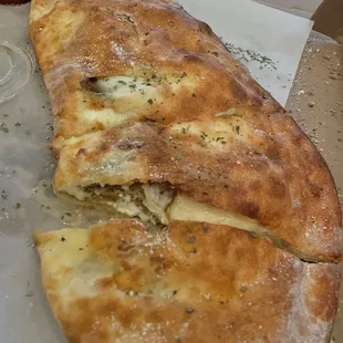 Stromboli- meatballs