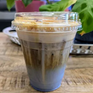 The Treat (Pumpkin and Ube Latte)