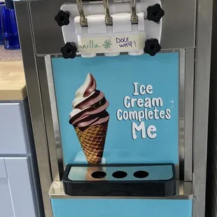 an ice cream machine