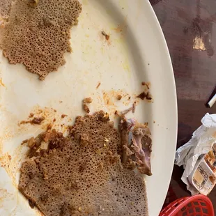 Finished plate - Meat Combo Platter