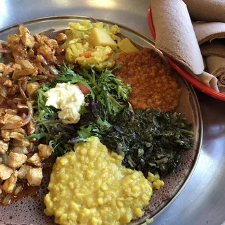 Ethiopian Vegetarian Combo
