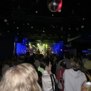 a crowd of people at a concert