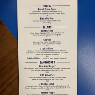 New Salad &amp; Sandwich options including the filling Italian Chop Salad, the Chicken Curry and Roasted Veggie Sandwiches.