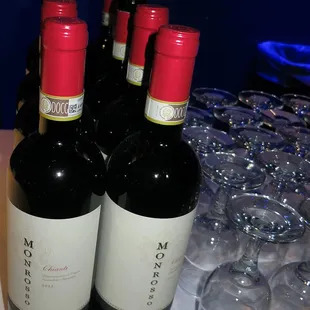 Monrosso Chianti (red) 2012, open bar courtesy of Yelp!