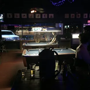Pool tables and people!