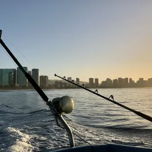 Heading straight out.