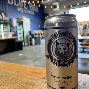 Can buy beers to go!