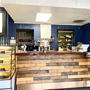 a view of the counter