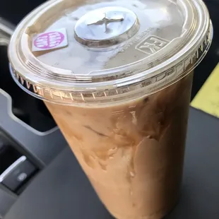 Iced Caramel Banana Bread Latte-