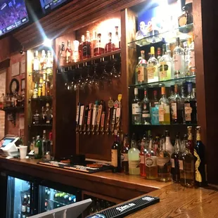 nice bar and bartender.