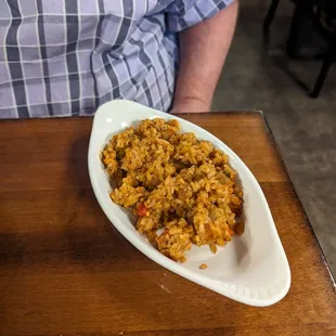 Blackened fried rice