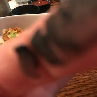 Can anyone guess what this is on my finger?