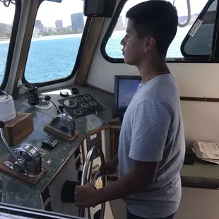 Let out 14 year take the wheel