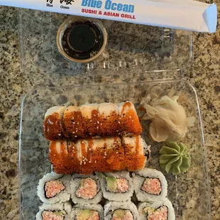 Texas Longhorn (top) and California Roll (bottom)