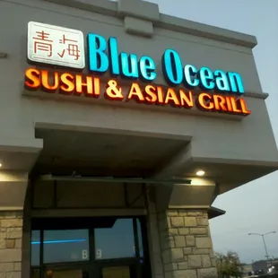 outside