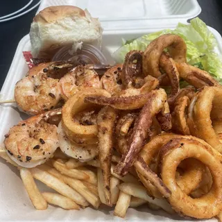 52. Calamari Shrimp Kebab