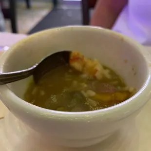 Cup of gumbo.