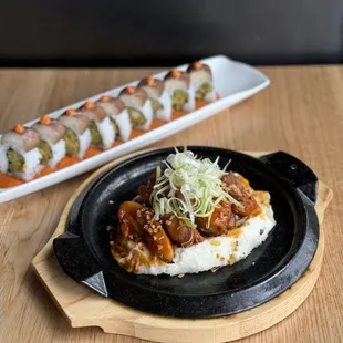 food, sushi and sashimi