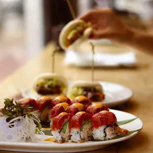 sushi, sashimi, food, sushi and sashimi