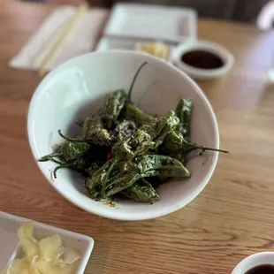 Shishito peppers
