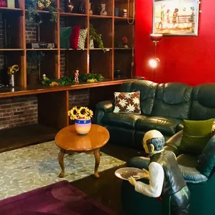 Nice lounge in the back