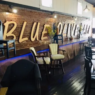 Great seating area inside the cafe