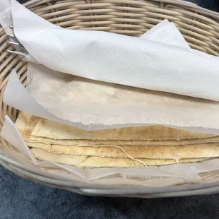 Basket of pita