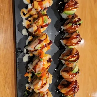 food, sushi and sashimi