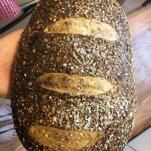 Bad boy loaf. Look at those giant salt flakes. Taste and texture in every bite.