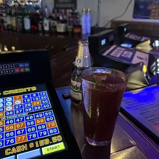 Michelada with modelo