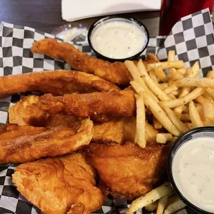 Chicken fingers.
