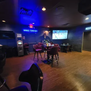 a man standing at a bar