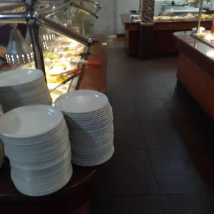 Lots of clean plates