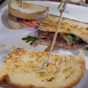 Roast beef sandwich.