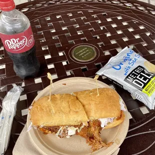 Pineapple Pulled Pork Sandwich